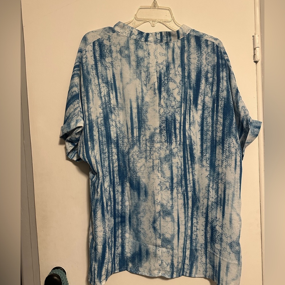 Blue Patterned Shirt - Picture 2 of 5